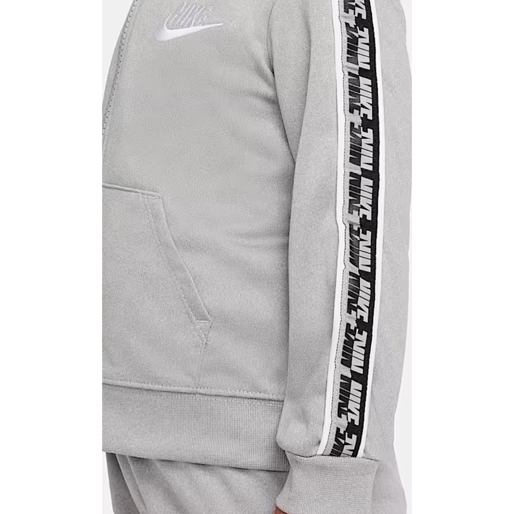 Nike 12 months baby Kids' 2-Piece Tracksuit grey pants zip shirt (0908)